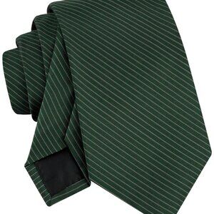 Calvin Klein Men's Zepplin Stripe Tie - Hunter Green OS